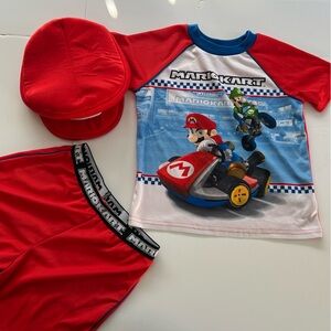 Nintendo Mario Kart Blue and Red Pajama Set